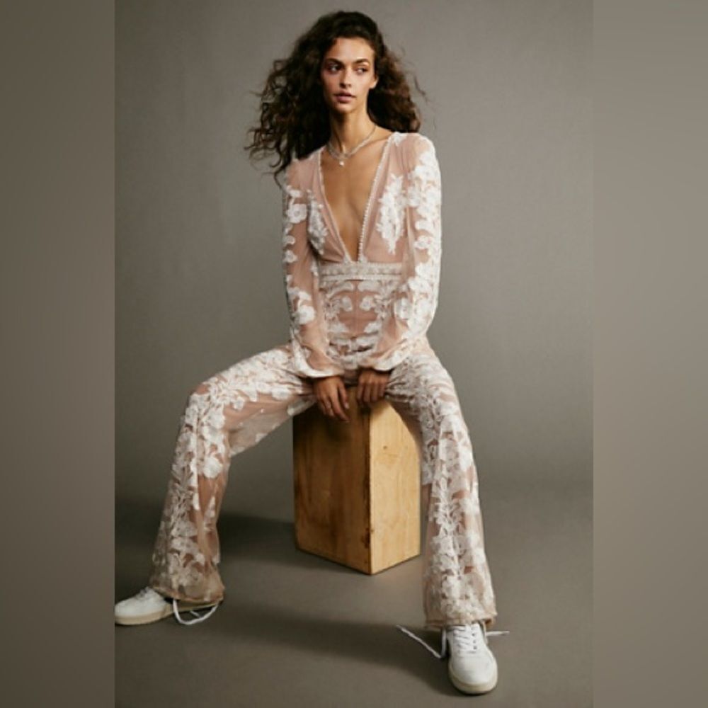 For Love & Lemons Temecula Jumpsuit/ size S